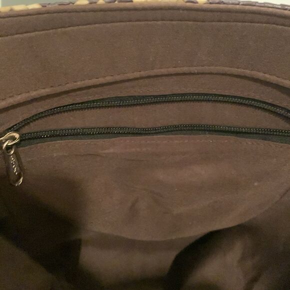 Large Woven Straw Market Tote Bag – Natural Boho Chic Summer Beach Vacation - Picture 5 of 6